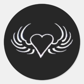 Pegatina Redonda angustia