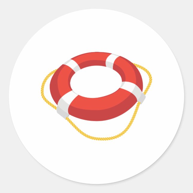 Pegatina Redonda Anillo de vida (Anverso)