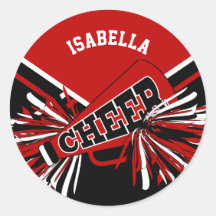 📣 animador - rojo, negro y blanco