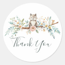 Animales de acuarela de Woodland