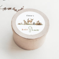 Animales De Woodland Baby Shower Con Favor De Nomb
