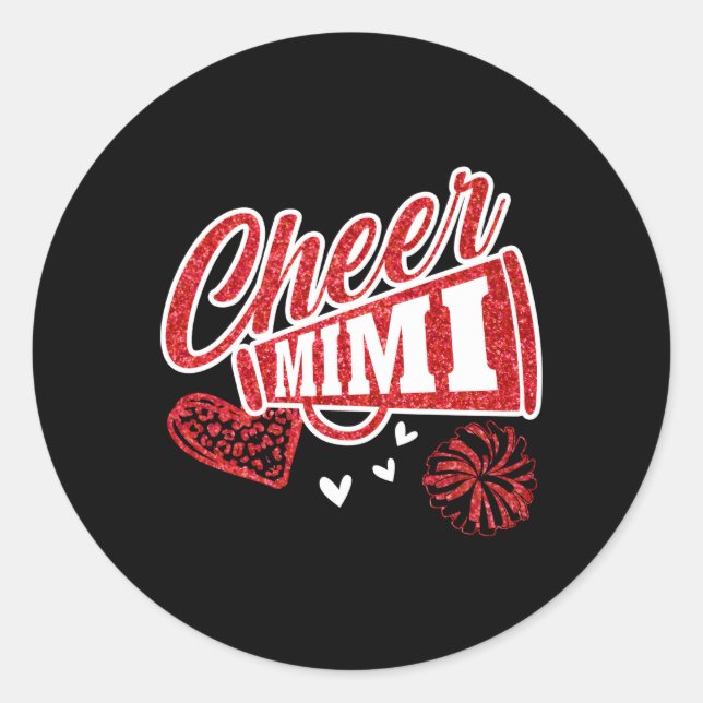 Pegatina Redonda Animar La Impresión De Leopardo De Ventiladores Má (Anverso)