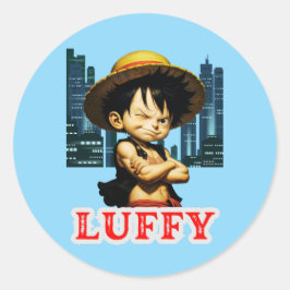 PEGATINA REDONDA ANIME