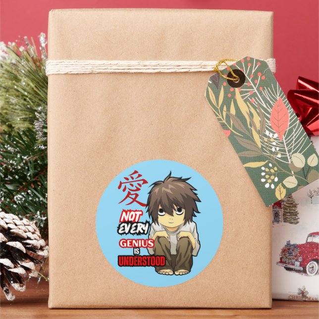 PEGATINA REDONDA ANIME (Vacaciones)