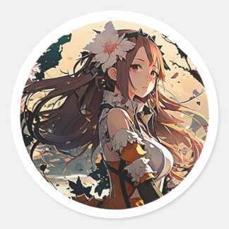 Pegatina Redonda Anime Akira Art Stiker