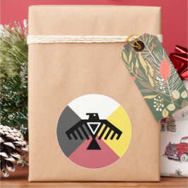 Pegatina Redonda anishinaabe