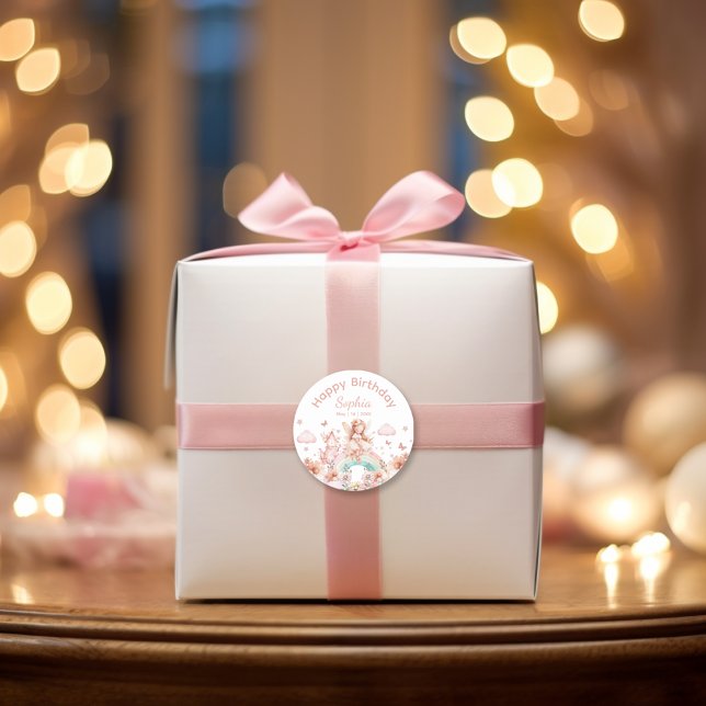 Pegatina Redonda Aniversario de la Magia de la Tetera del Chica del (Subido por el creador)