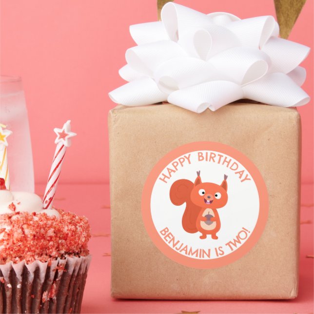 Pegatina Redonda Aniversario de la personalizado personalizada de l (Fiesta)