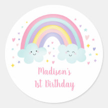 Aniversario de las nubes del arcoiris de Cute Past