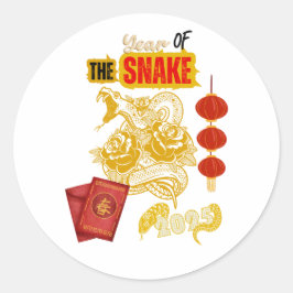 PEGATINA REDONDA AÑO NUEVO CHINO
