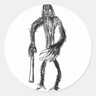 Pegatina Redonda Años de otoño de Yeti