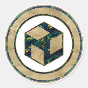 Pegatina Redonda Antahkarana masculino - Yang Antahkarana