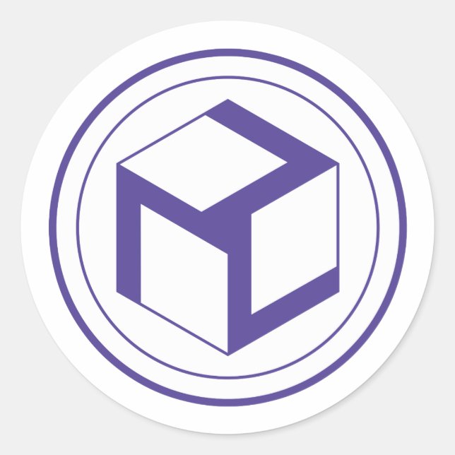 Pegatina Redonda Antahkarana - Yin Antahkarana (Anverso)