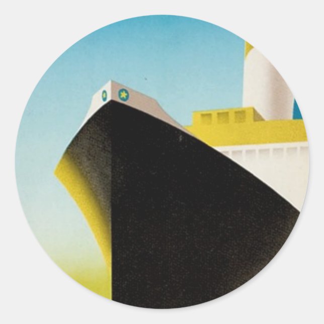 Pegatina Redonda Ante vía Londres (Anverso)