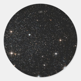 Pegatina Redonda Antecedentes - Cielo nocturno y estrellas