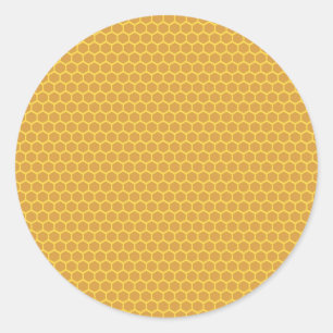 Pegatina Redonda Antecedentes de Honeycomb