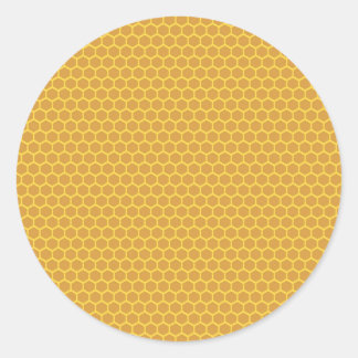 Pegatina Redonda Antecedentes de Honeycomb