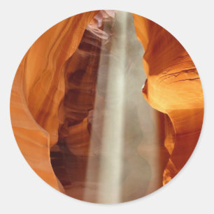 Pegatina Redonda Antelope Canyon Arizona