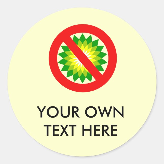 Pegatina Redonda Anti-BP (Anverso)