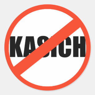 PEGATINA REDONDA ANTI-KASICH