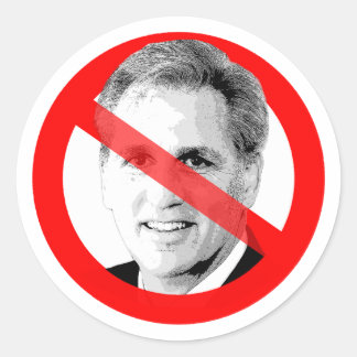 Pegatina Redonda Anti Kevin Mccarthy Cruzó La Cara