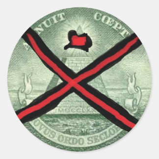 Pegatina Redonda anti nwo