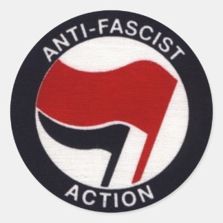 Pegatina Redonda antifaflags celasgow