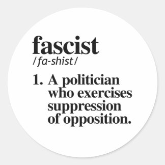 Pegatina Redonda Antifascismo
