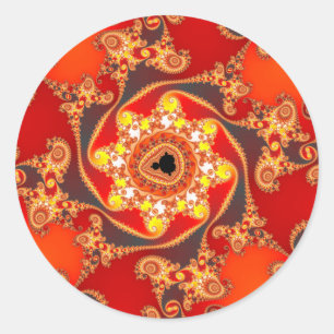 Pegatina Redonda Antigua leyenda