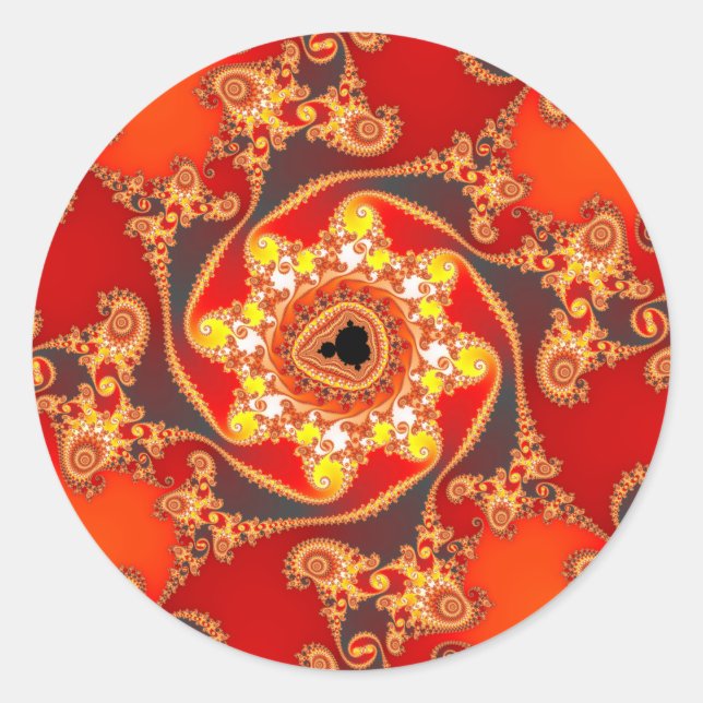 Pegatina Redonda Antigua leyenda (Anverso)