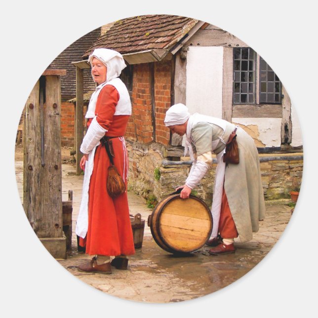 PEGATINA REDONDA ANTIGUO INGLATERRA (Anverso)