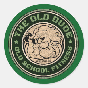 PEGATINA REDONDA ANTIGUO MODO