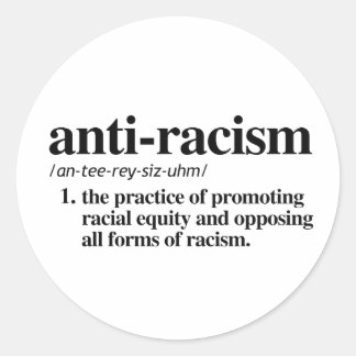 Pegatina Redonda Antirracismo
