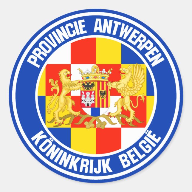 Pegatina Redonda Antwerp Round Emblem (Anverso)