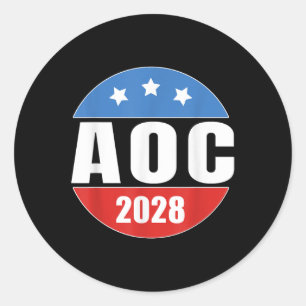 Pegatina Redonda Aoc 2028