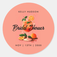 Aperol Spritz Bebe Bridal Shower