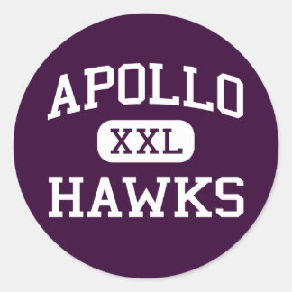Pegatina Redonda Apolo - Hawks - High School - Glendale Arizona