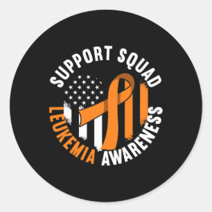 Pegatina Redonda Apoyo a la toma de conciencia Escuadrón I Células 