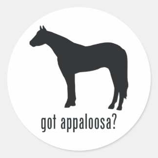 Pegatina Redonda Appaloosa