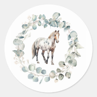 Pegatina Redonda Appaloosa Horse Stickers