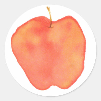 Pegatina Redonda Apple