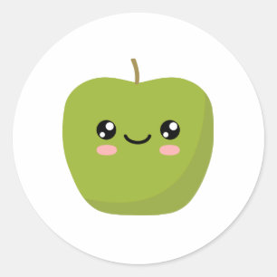 Pegatina Redonda Apple