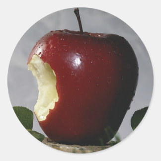 Pegatina Redonda Apple