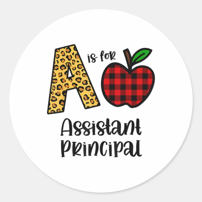 Pegatina Redonda Apple A Es Para Istant Principal Ck To School (Anverso)