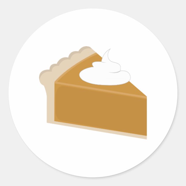 Pegatina Redonda Apple Pie (Anverso)