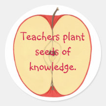 Apple, profesores plantan semillas de Pegatinas de
