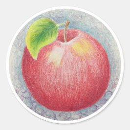 Pegatina Redonda Apple Stickers 2