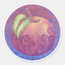 Pegatina Redonda Apple Stickers 5