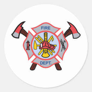 PEGATINA REDONDA APPLIQUE DE LA CRUZ MALTESA