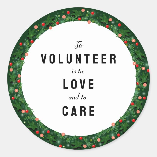 Pegatina Redonda Apreciación voluntaria (Anverso)